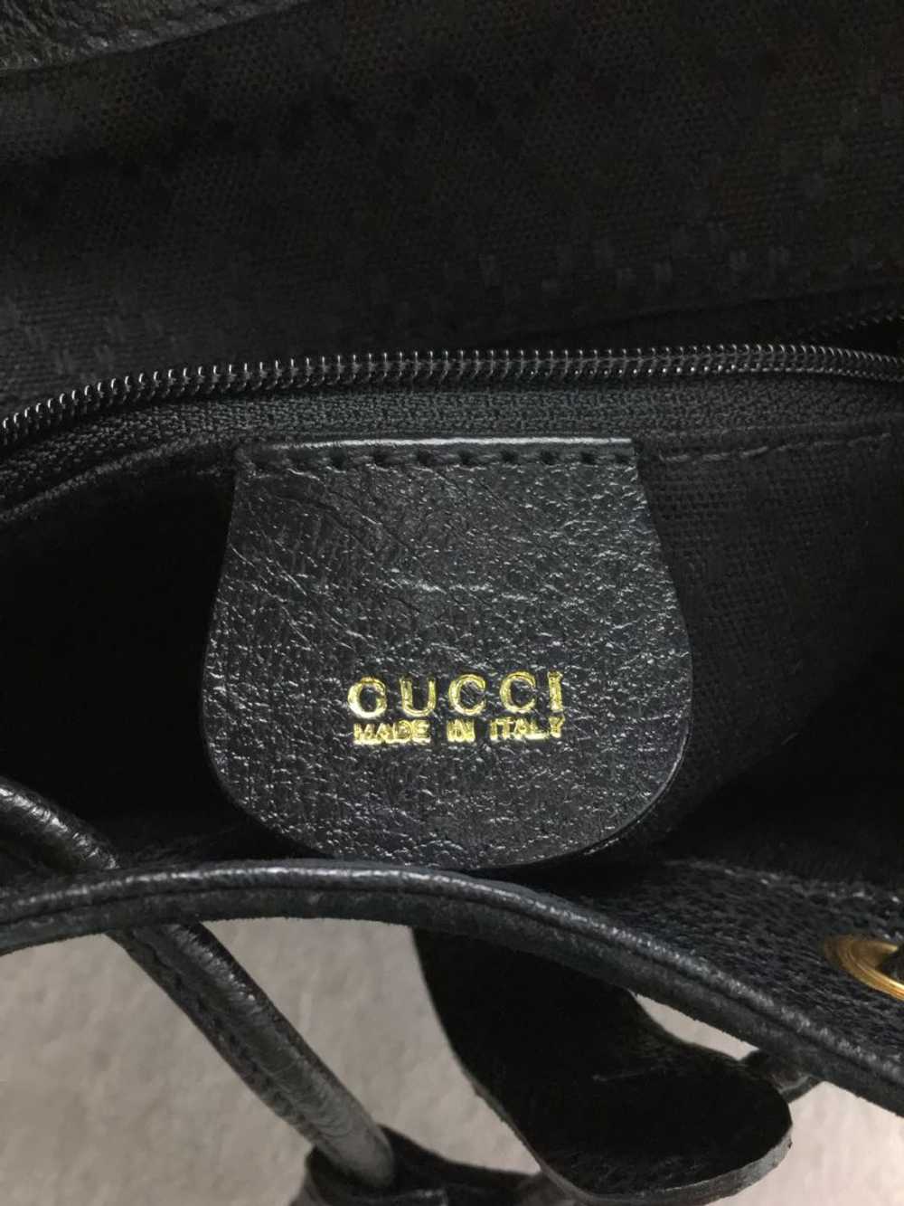 Used Gucci Backpack Bamboo Nubuck Leather/Suede/B… - image 3