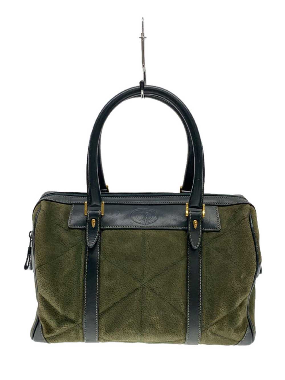 Used Gucci Boston Bag/Suede/Grn Bag - image 1