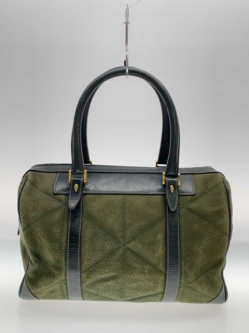 Used Gucci Boston Bag/Suede/Grn Bag - image 3
