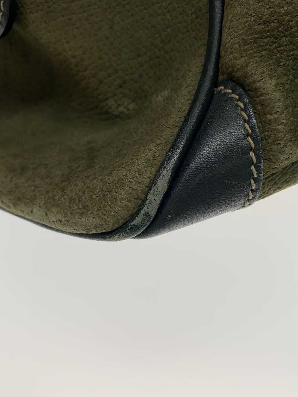 Used Gucci Boston Bag/Suede/Grn Bag - image 7