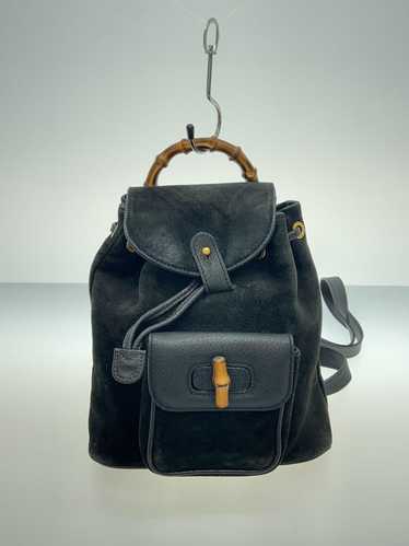 Used Gucci Backpack/Suede/Black/Plain/003 2058 00… - image 1