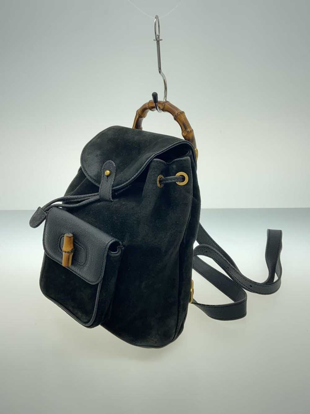 Used Gucci Backpack/Suede/Black/Plain/003 2058 00… - image 2