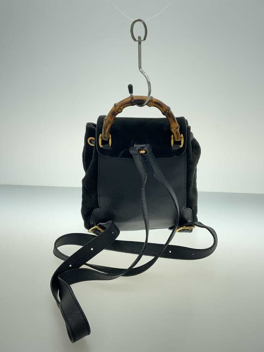 Used Gucci Backpack/Suede/Black/Plain/003 2058 00… - image 3