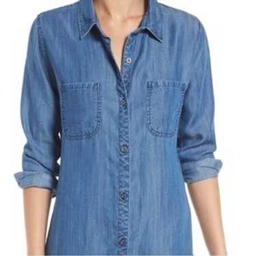 Rails Chambray Denim Top Button Up Size Xs - image 1