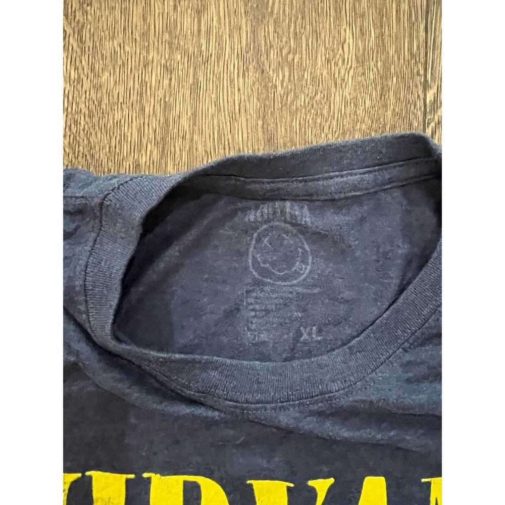 Nirvana Shirt Adult XL Gray Casual Soft Cotton Ou… - image 4