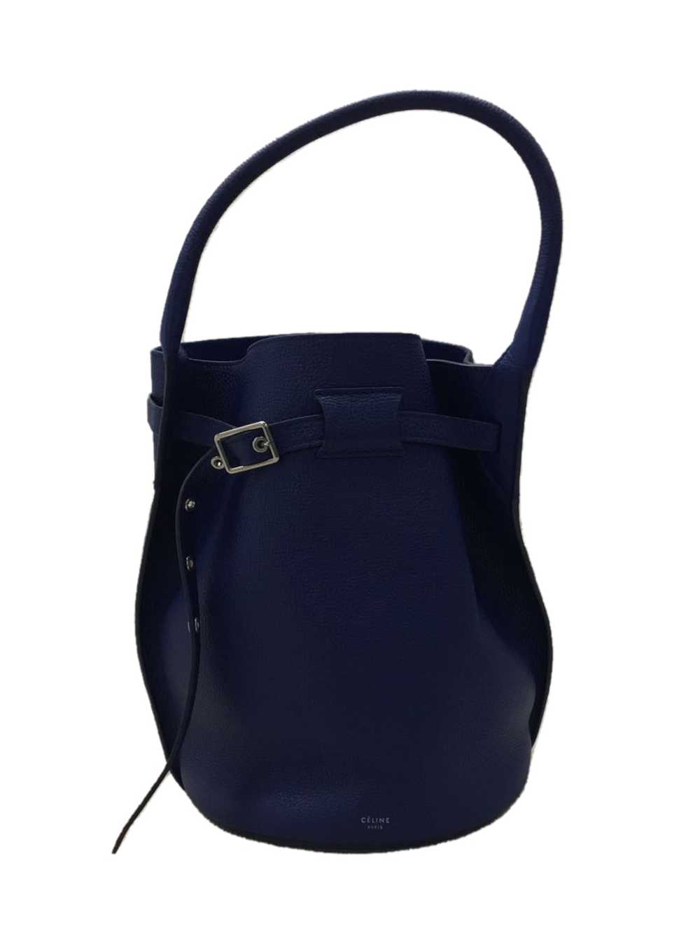 Celine Big Bag Bucket With Long Strap Handbag Lea… - image 1