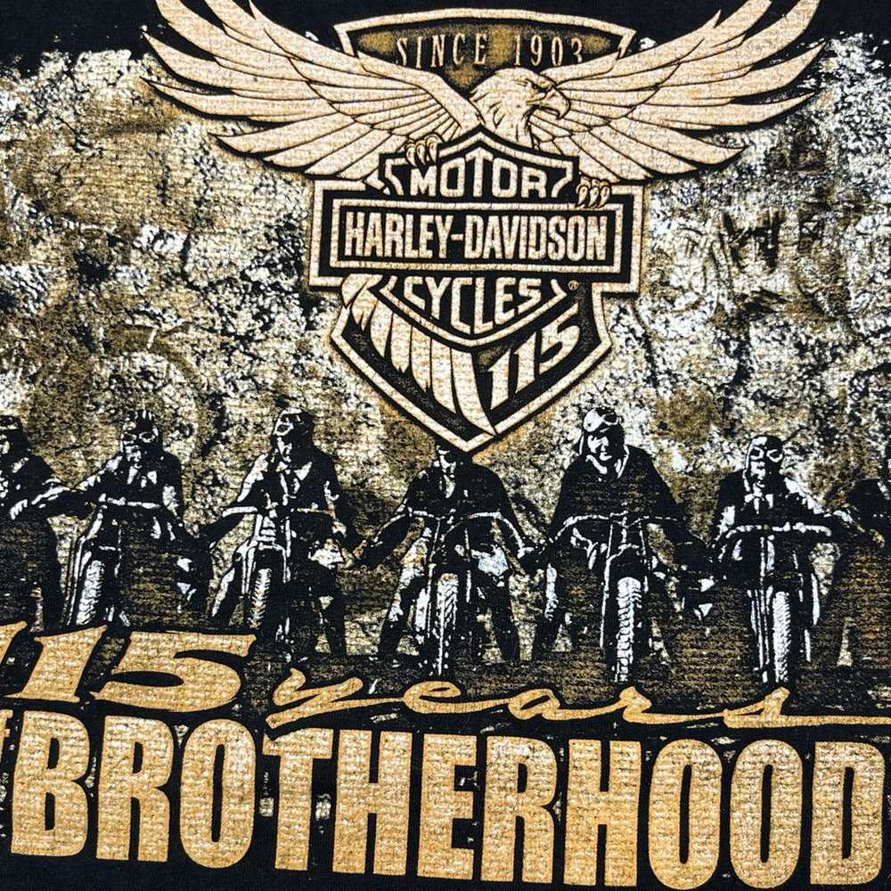 VTG Y2K Harley Davidson 115 Years of Brotherhood … - image 2