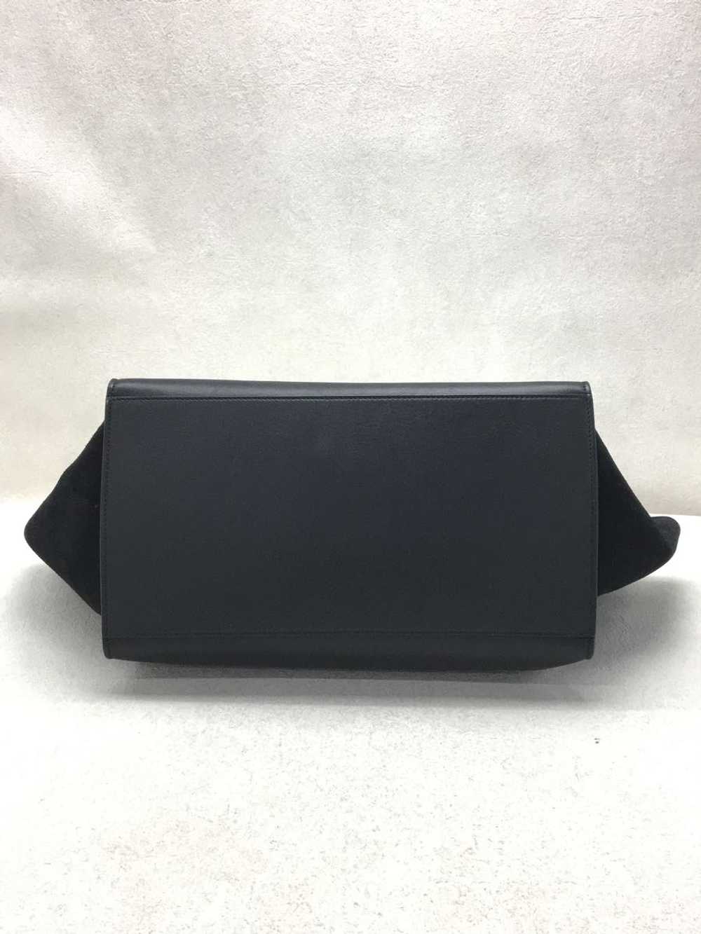 Celine Handbag Leather Blk Bicolor Trapeze Bag _8… - image 5