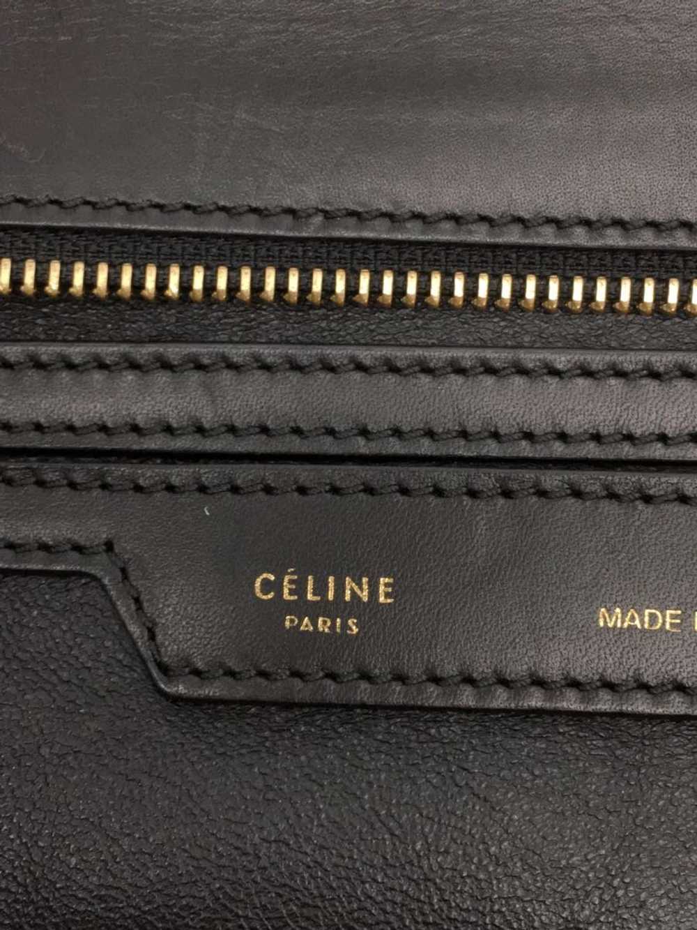 Celine Trapeze Leather Canvas Bicolor Shoulder Ha… - image 5