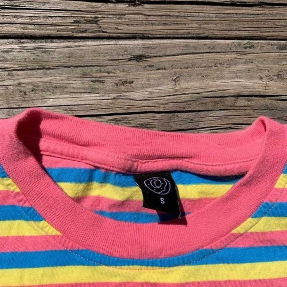 Odd Future OFWGKTA Striped Rainbow Short Sleeve T… - image 3