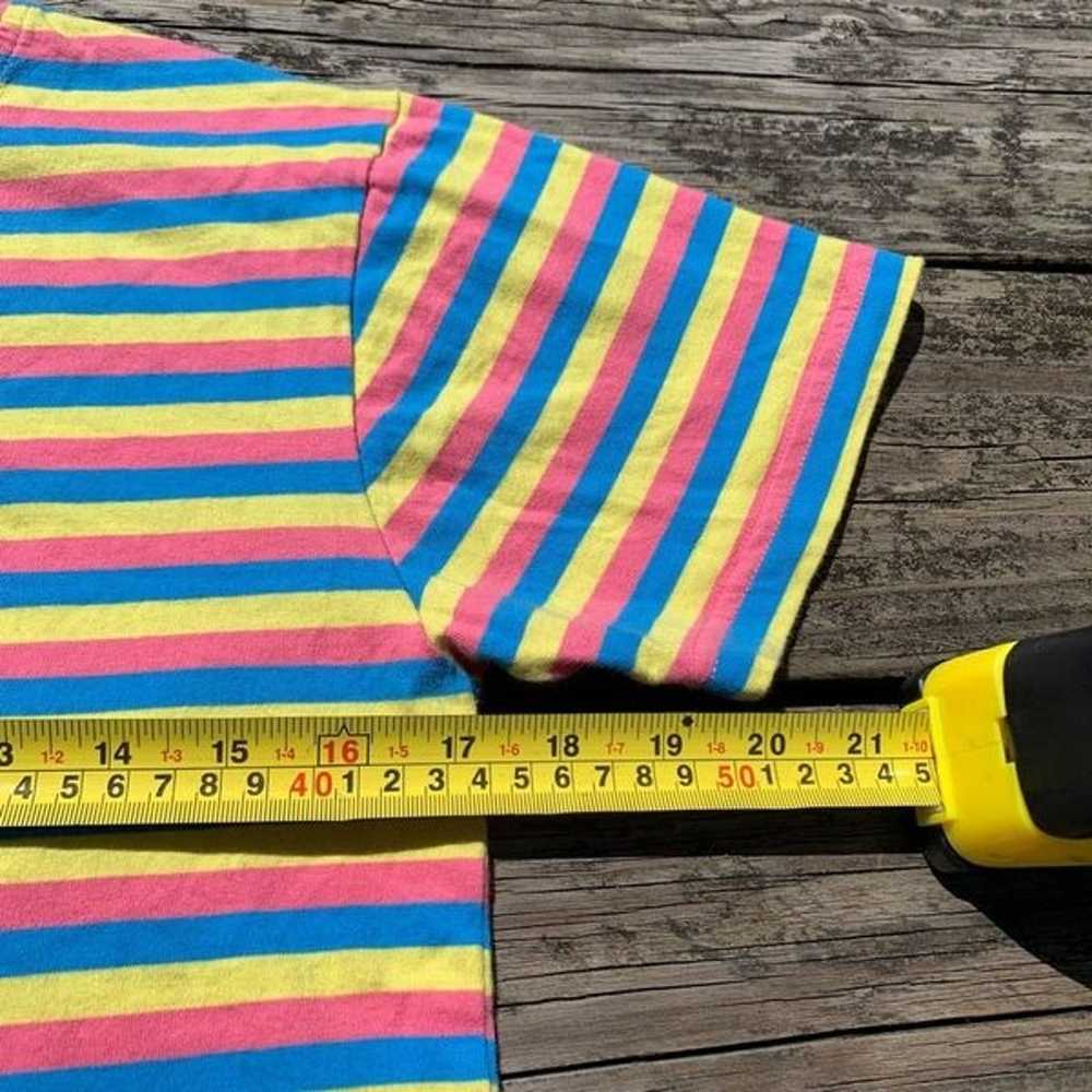 Odd Future OFWGKTA Striped Rainbow Short Sleeve T… - image 4
