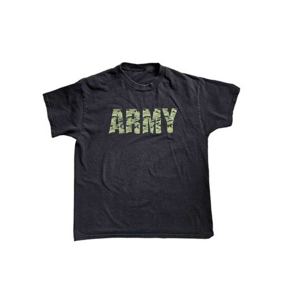 y2k grunge army t-shirt - image 1