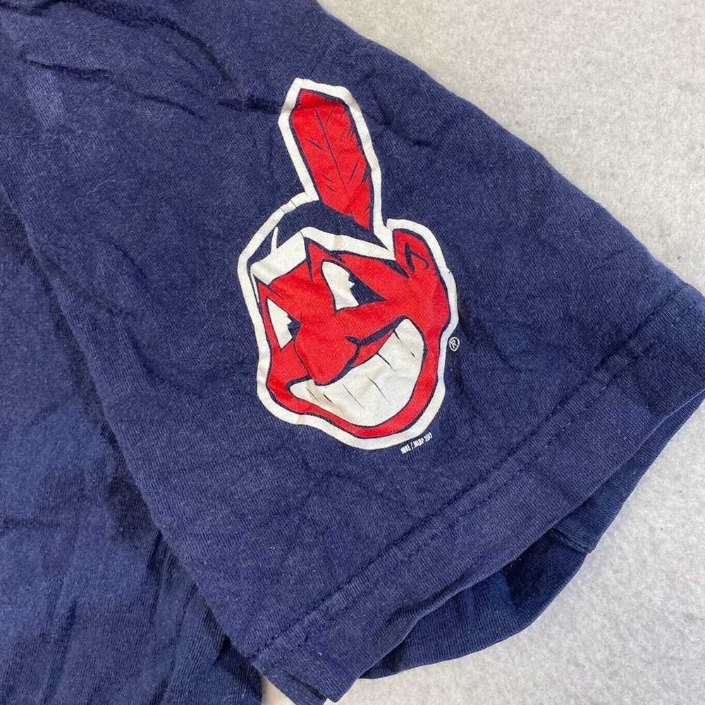 MLB Nike Cleveland Indians Tribe Tee Thrifted Vin… - image 8