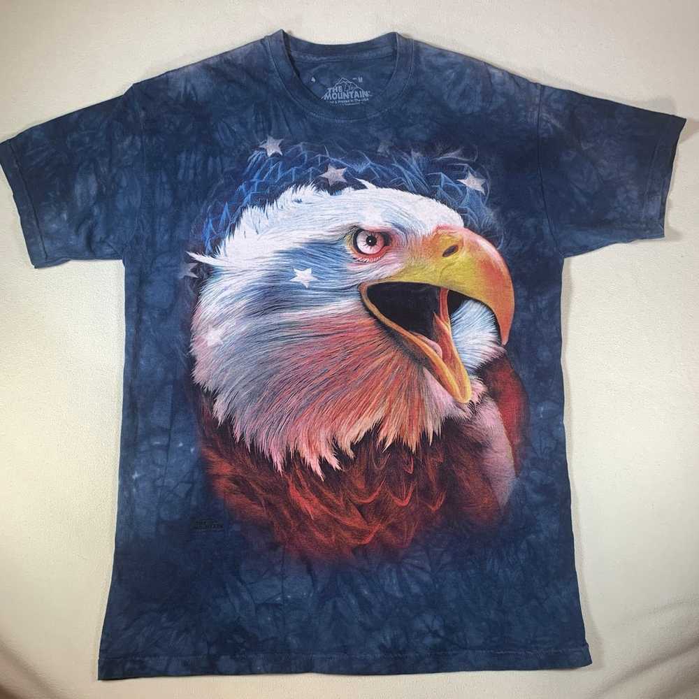 The Mountain Bald Eagle tie dye shirt medium - image 1