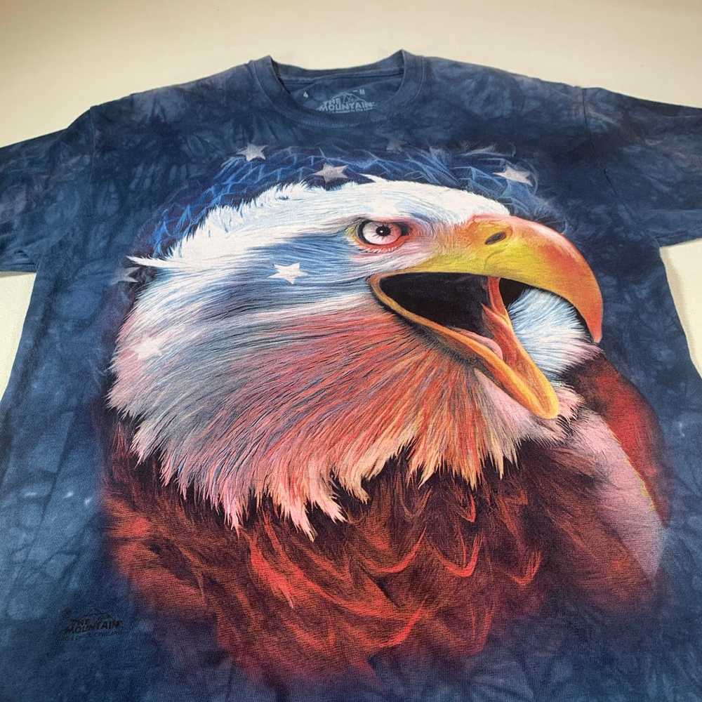 The Mountain Bald Eagle tie dye shirt medium - image 2