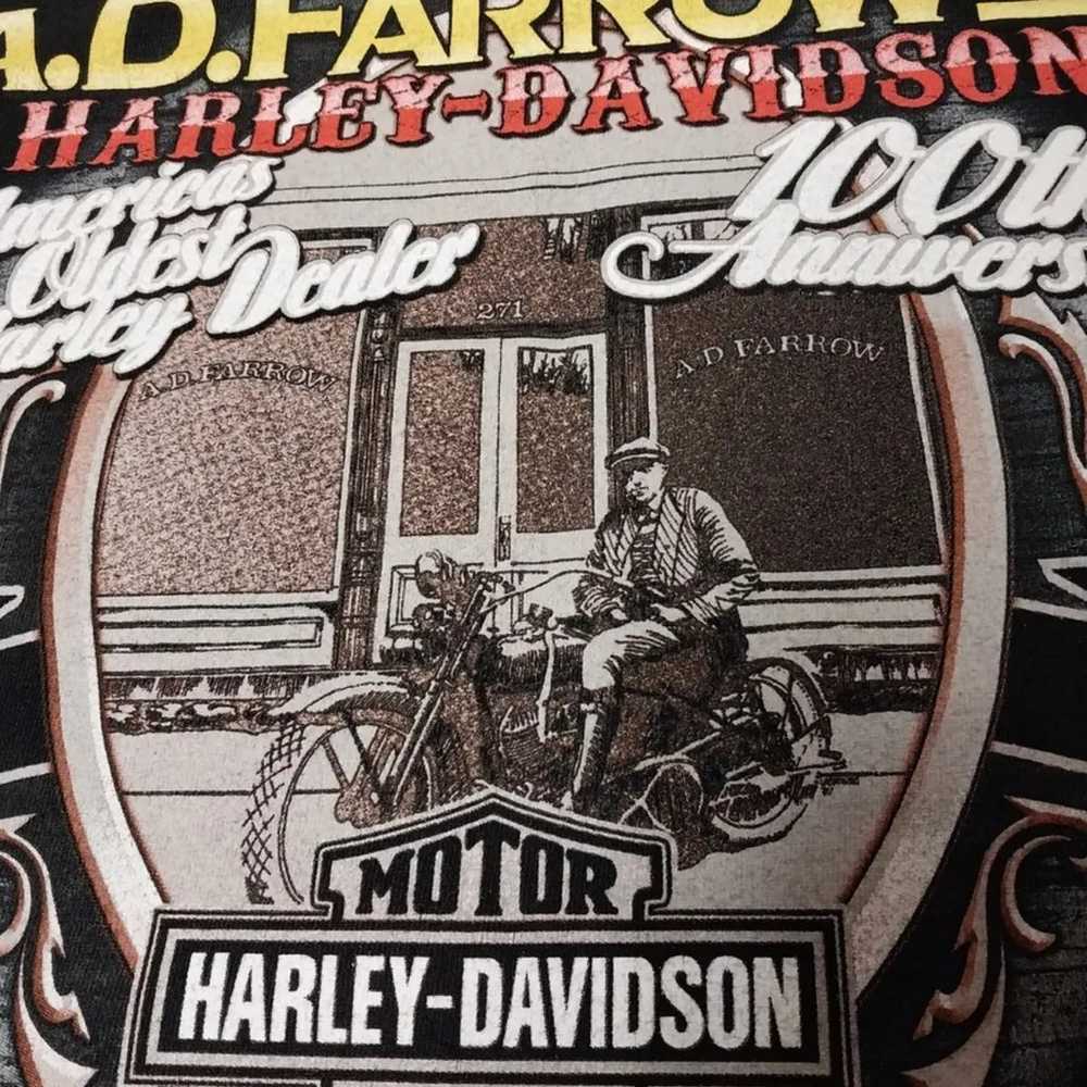 Harley Davidson T Shirt L A.D Farrows Columbus Oh… - image 6