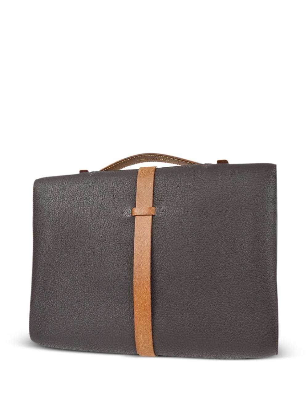Hermès Pre-Owned 2004 Etriviere briefcase - Brown - image 2