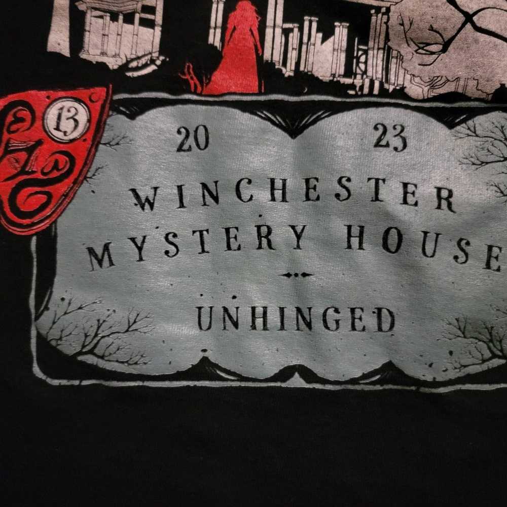 WINCHESTER MYSTERY HOUSE Unhinged SHIRT I Survive… - image 11