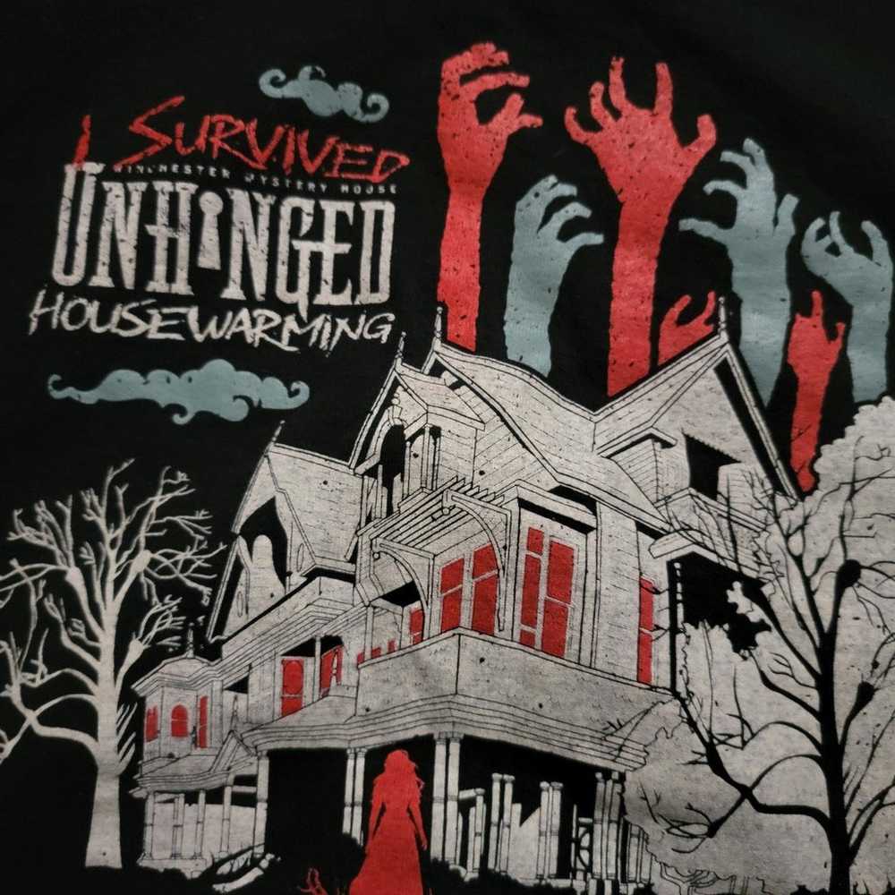 WINCHESTER MYSTERY HOUSE Unhinged SHIRT I Survive… - image 12