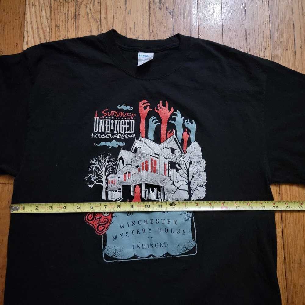 WINCHESTER MYSTERY HOUSE Unhinged SHIRT I Survive… - image 5