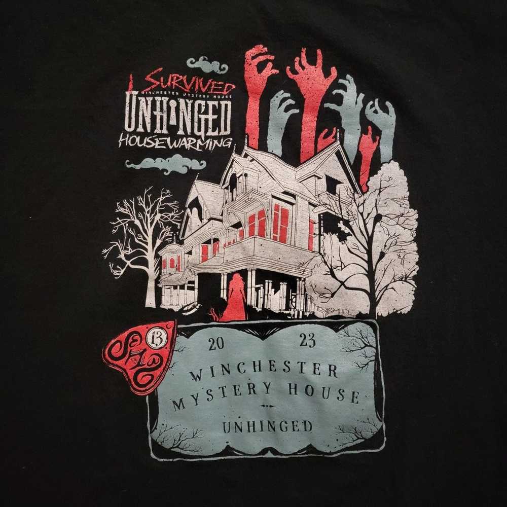 WINCHESTER MYSTERY HOUSE Unhinged SHIRT I Survive… - image 9