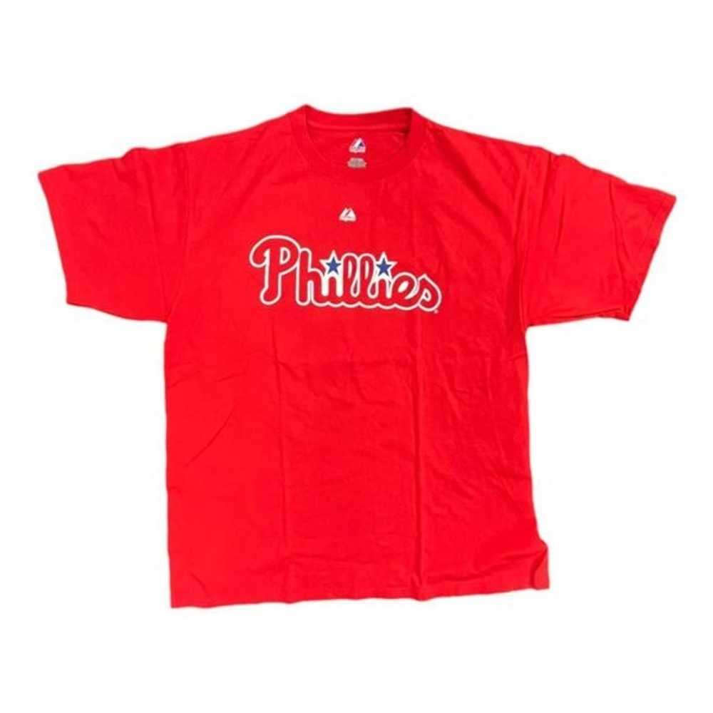 Y2K Philadelphia Phillies Brad Lidge Size XL Jers… - image 1