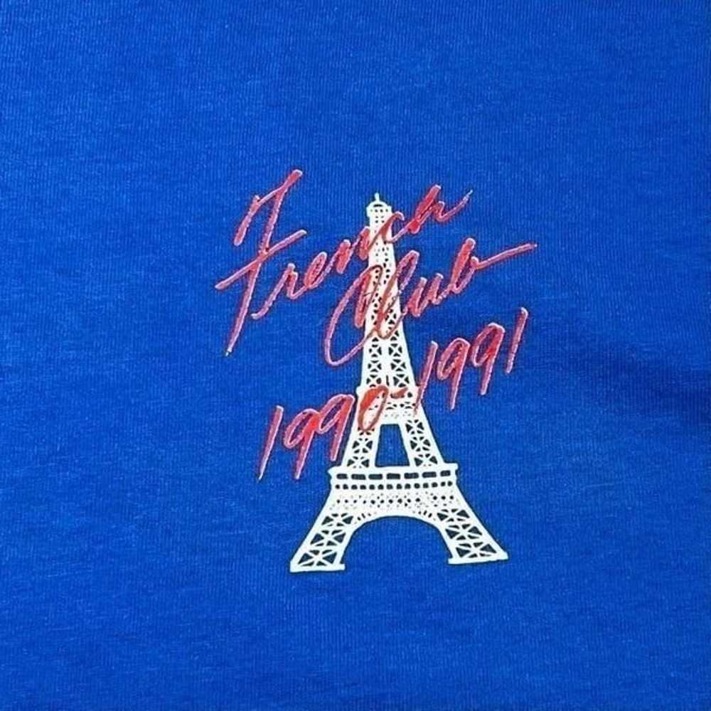 Vintage 90s French Club Juste Fais-Le Tee - image 2