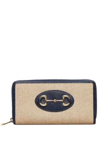 Gucci Pre-Owned Horsebit 1955 zip-around wallet - 