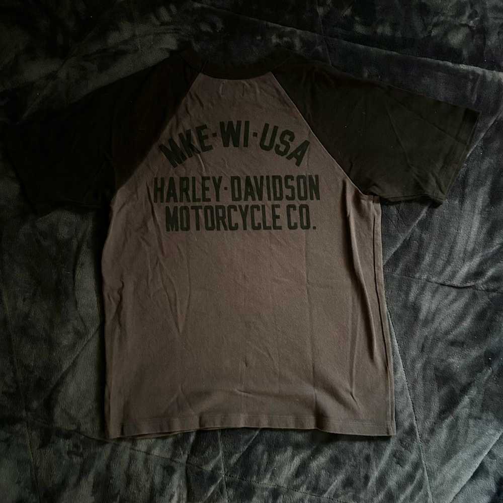 Harley Davidson Raglan Tee - image 2