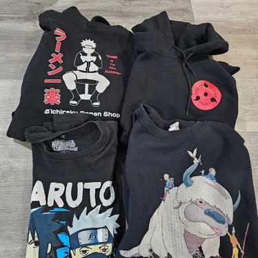 Naruto and Avatar Anime Sweater Lot - image 1