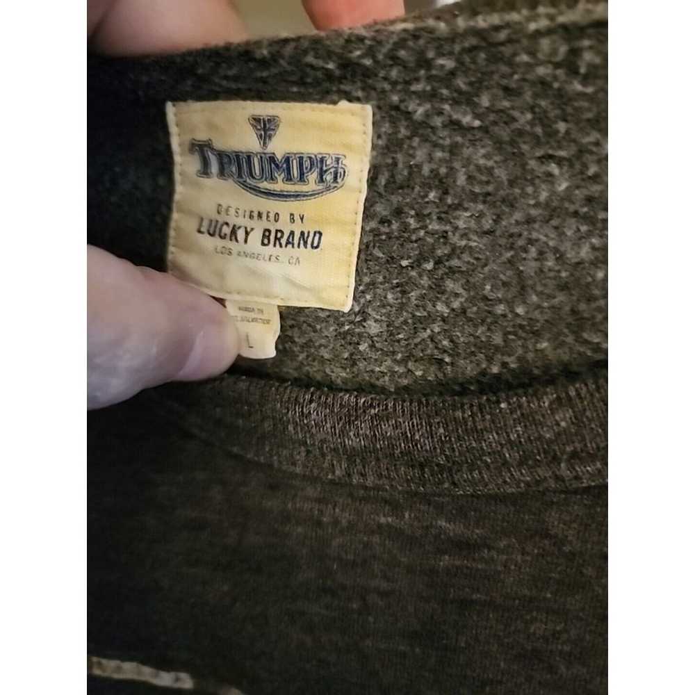 TRIUMPH By Lucky Brand Crew Neck Sweatshirt Gray … - image 4
