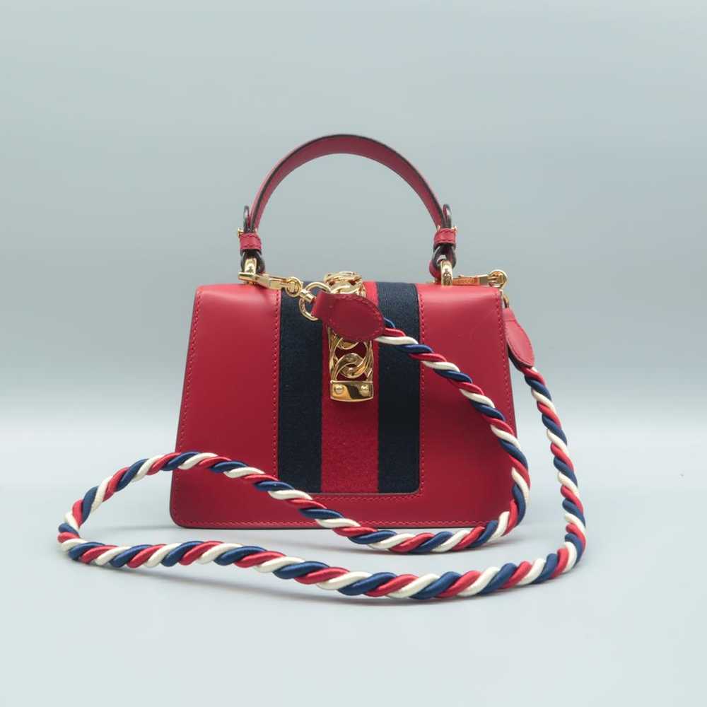 Gucci Sylvie Top Handle leather satchel - image 4