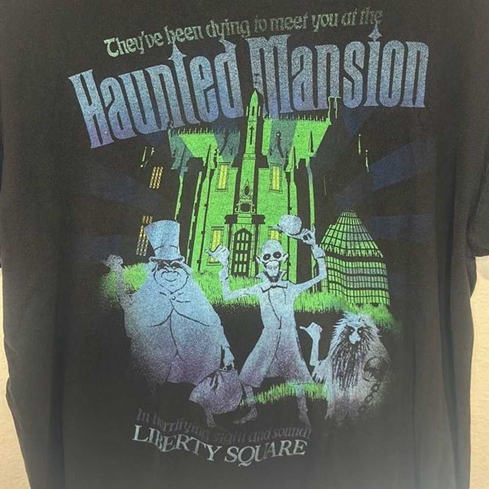 Vintage Disney Mens Black Haunted Mansion Liberty… - image 2