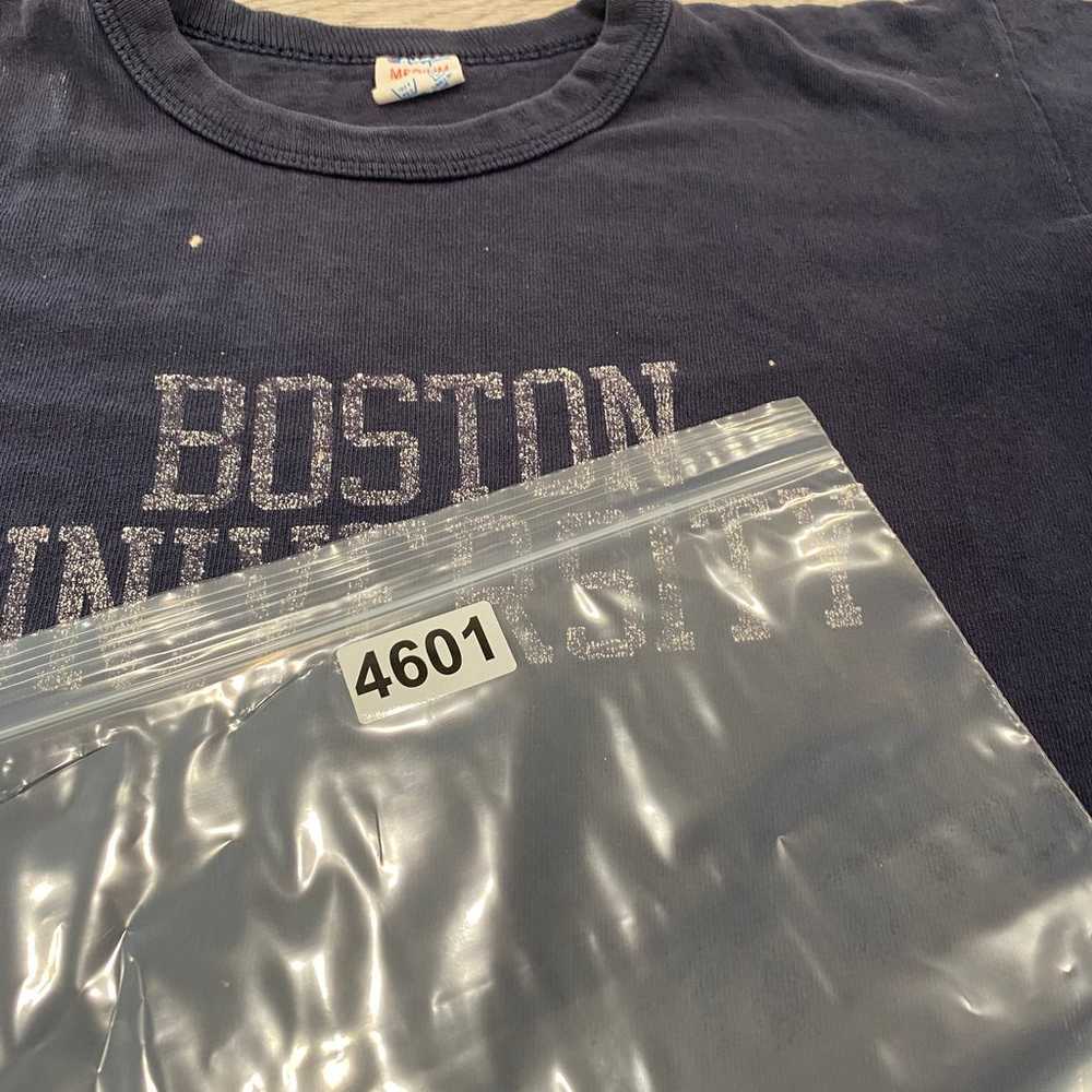 Vintage 1980s Champion Boston University T Shirt … - image 10