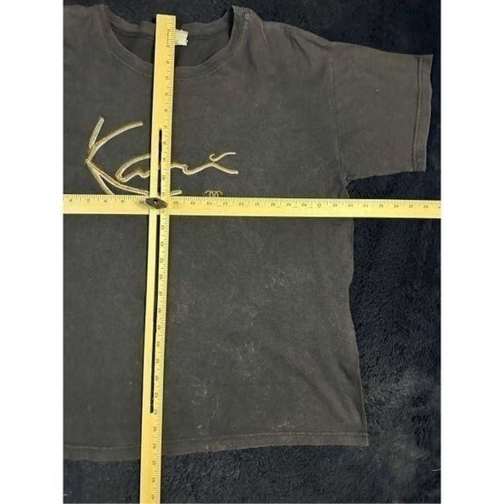 Vintage 90s Karl Kani Embroidery T Shirt Worn Sz … - image 4
