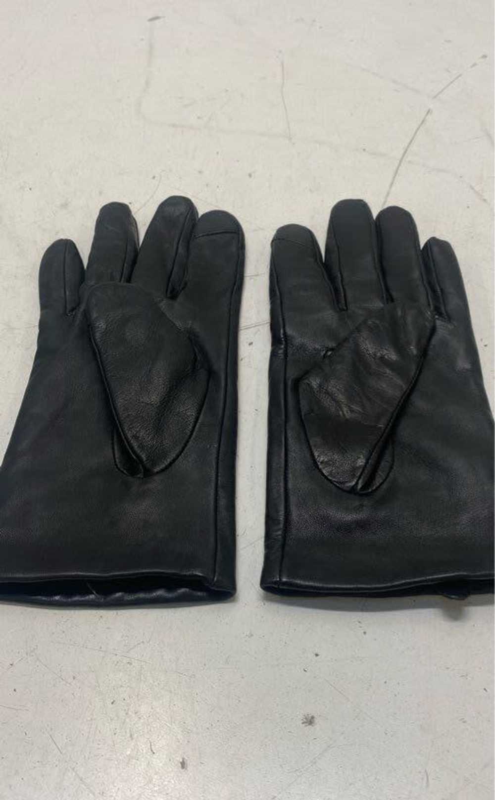 Fownes Brothers Black Vintage Leather Gloves - Si… - image 6