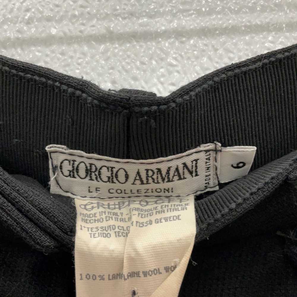 Unbranded Giorgio Armani Womens Black Pleated Sla… - image 3