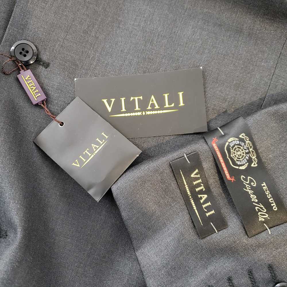 Vitali Charcoal Suit Jacket NWT Size R56 - image 3