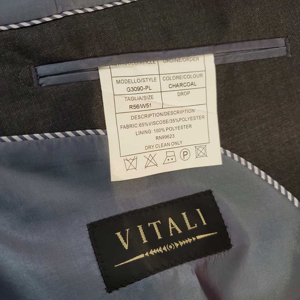 Vitali Charcoal Suit Jacket NWT Size R56 - image 4