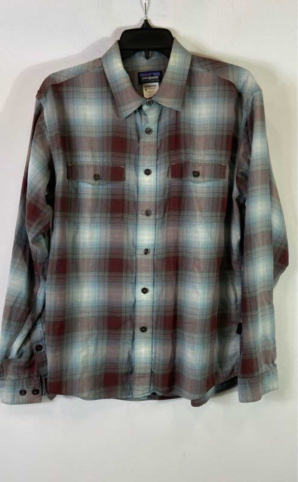 Patagonia Multicolor Plaid Long Sleeve - Size Med… - image 1