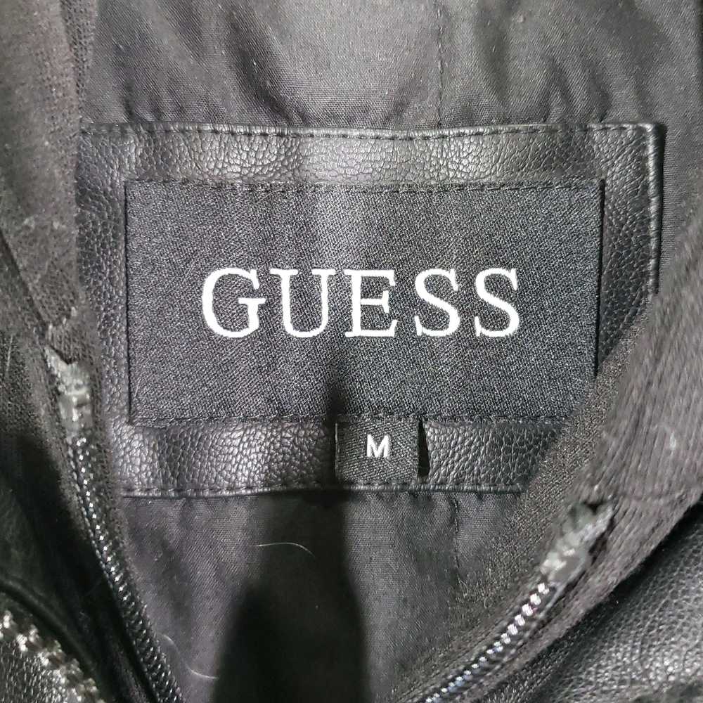 Guess Mens Leather Pockets Long Sleeve Hooded Ful… - image 4