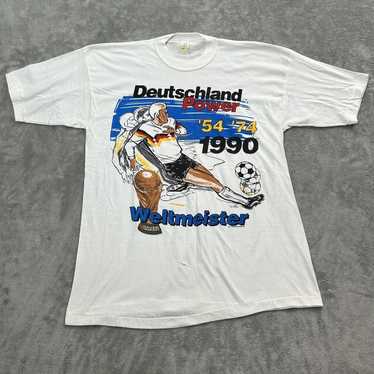 Vintage Shirt Mens Large 1990 West Germany Soccer… - image 1