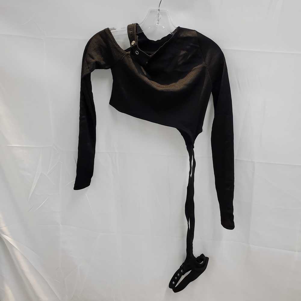 Maniere De Voir Black Long Sleeve Off the Shoulde… - image 2