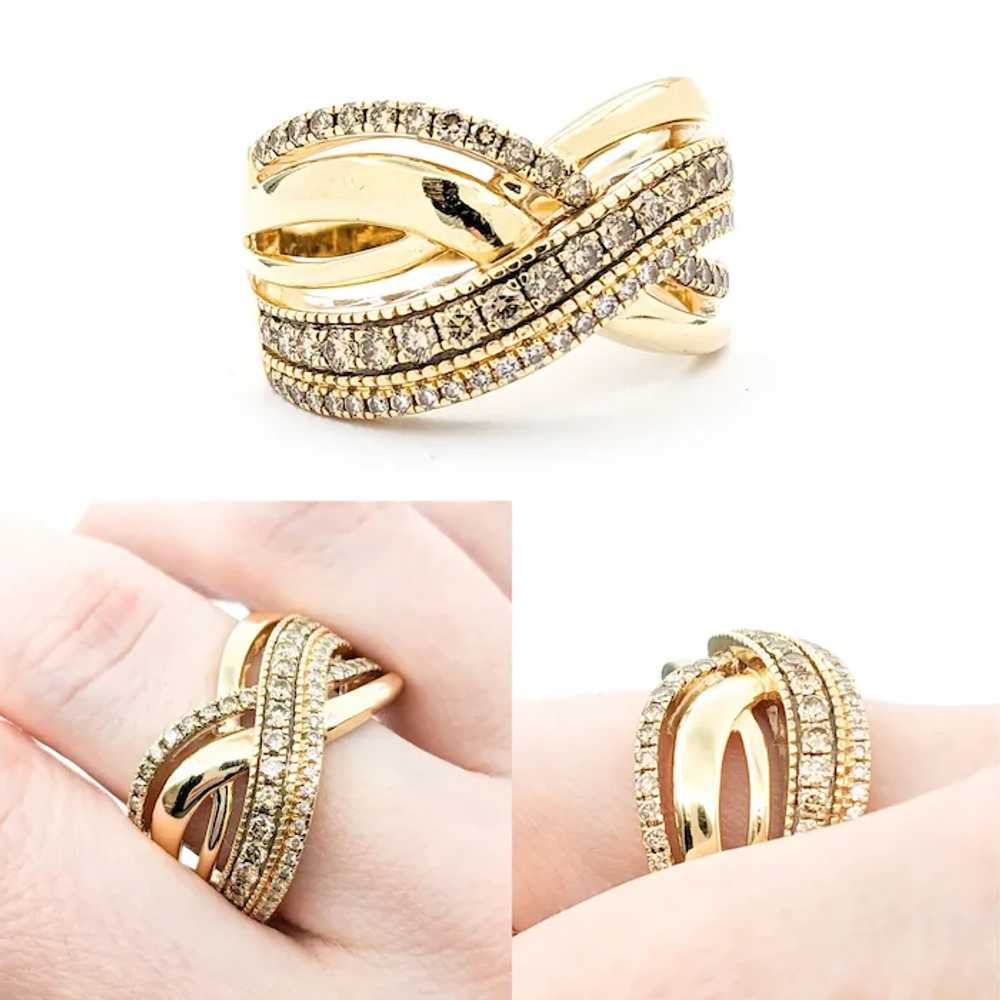 1ctw Diamond Ring In Yellow Gold - image 2