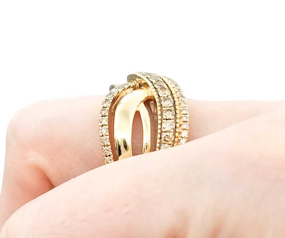1ctw Diamond Ring In Yellow Gold - image 4