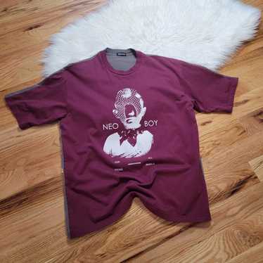 Undercover Neo Boy Split Color T-Shirt by Jun Tak… - image 1