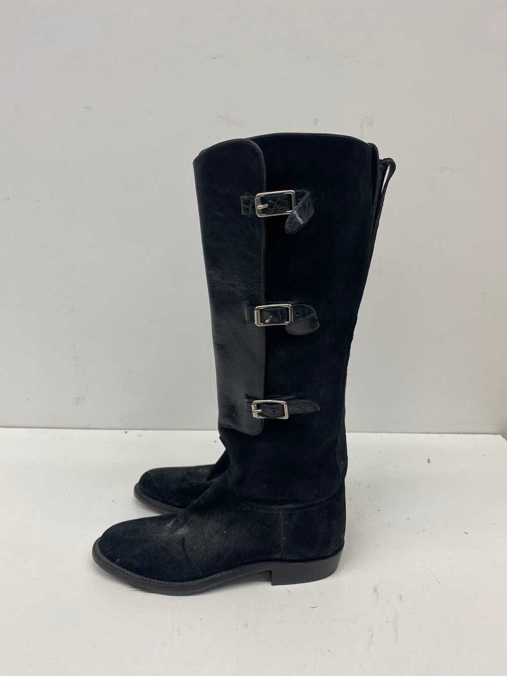Lucchese Black boot Boot Women 8.5 - image 2