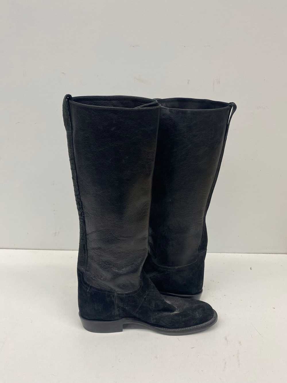 Lucchese Black boot Boot Women 8.5 - image 3