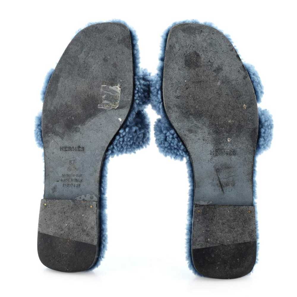 Hermès Cloth sandal - image 4