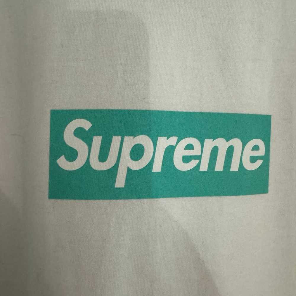 Supreme Tiffany & Co. Box Logo Print T-Shirt - image 2